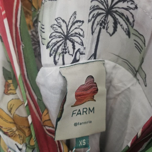 FARM Rio Destination Scarf Midi Dress